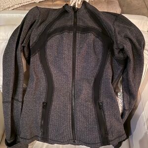 Women's Gray and Black Jacket